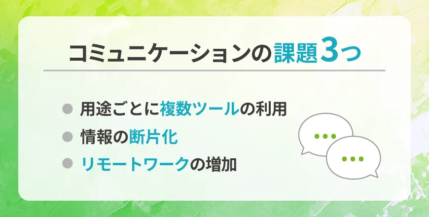 コミュニケーションの現状と課題